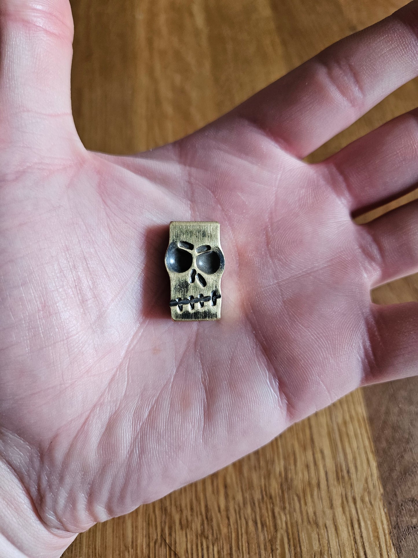 Forged Blacksmith Pocket Skull