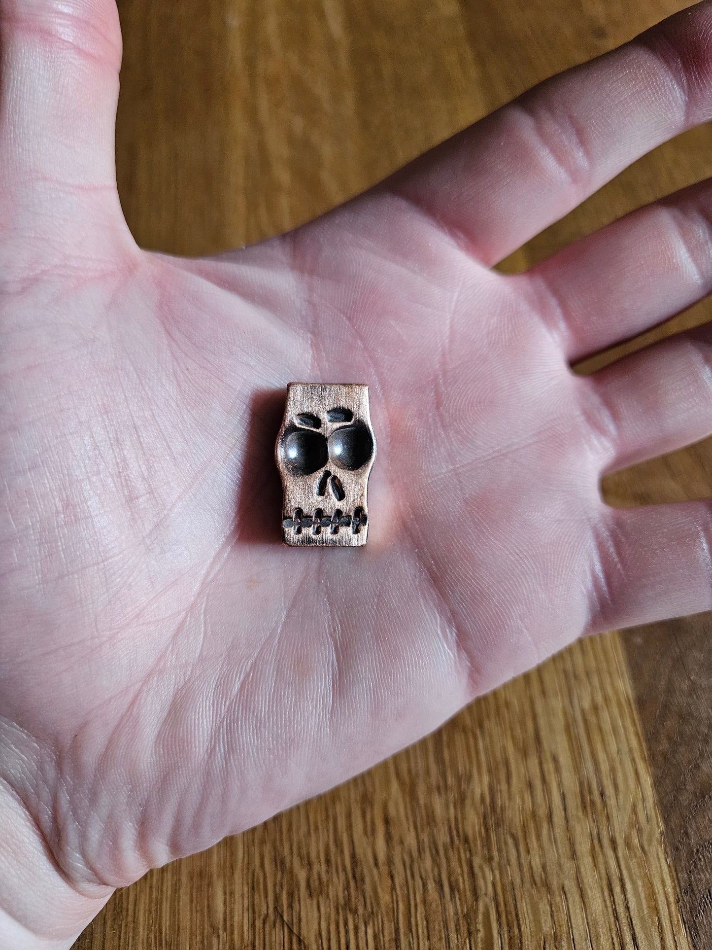 Forged Blacksmith Pocket Skull