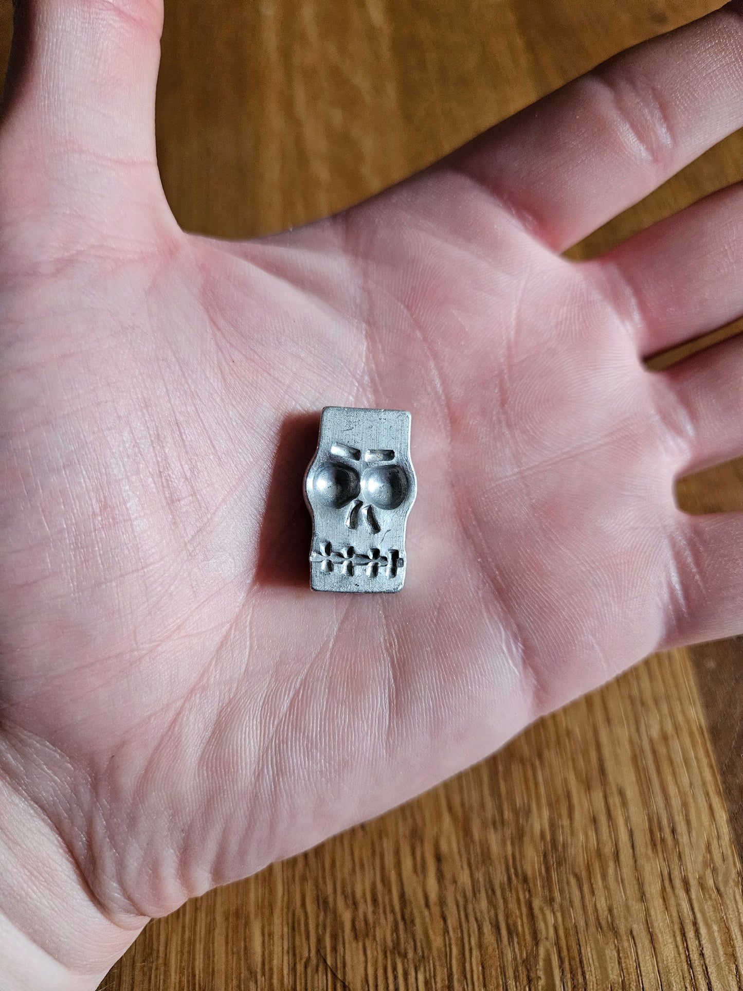 Forged Blacksmith Pocket Skull
