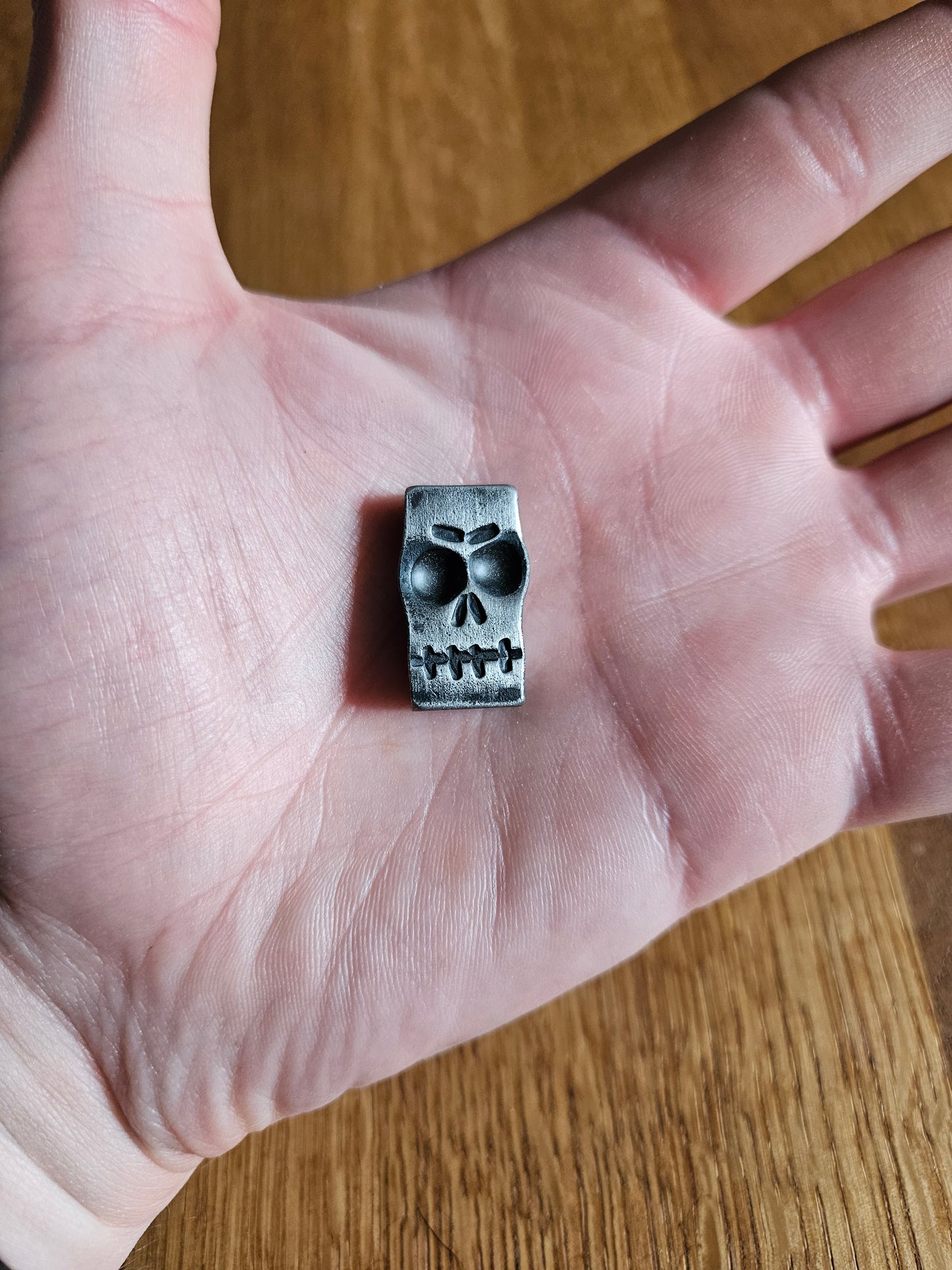 Forged Blacksmith Pocket Skull