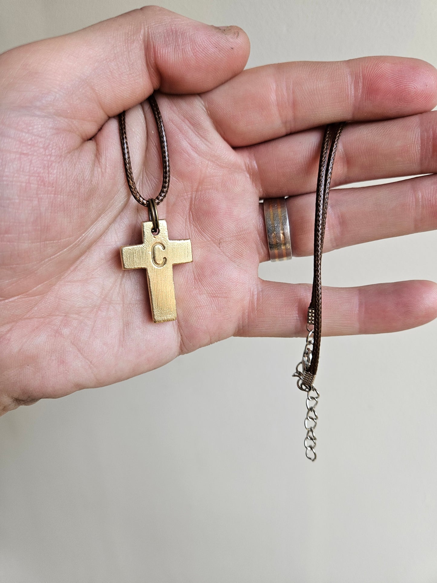 Brass Cross Pendant