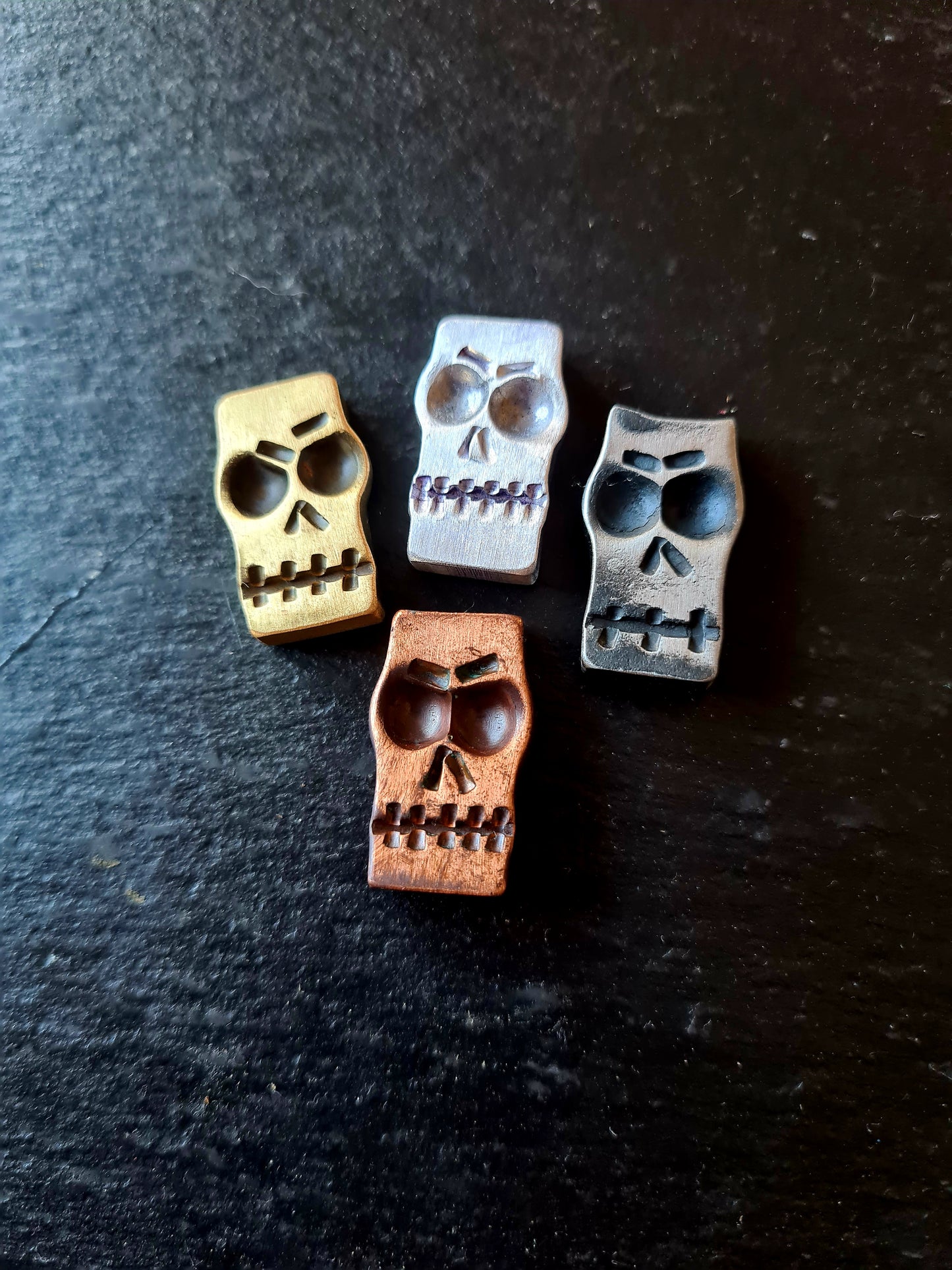 Forged Blacksmith Pocket Skull