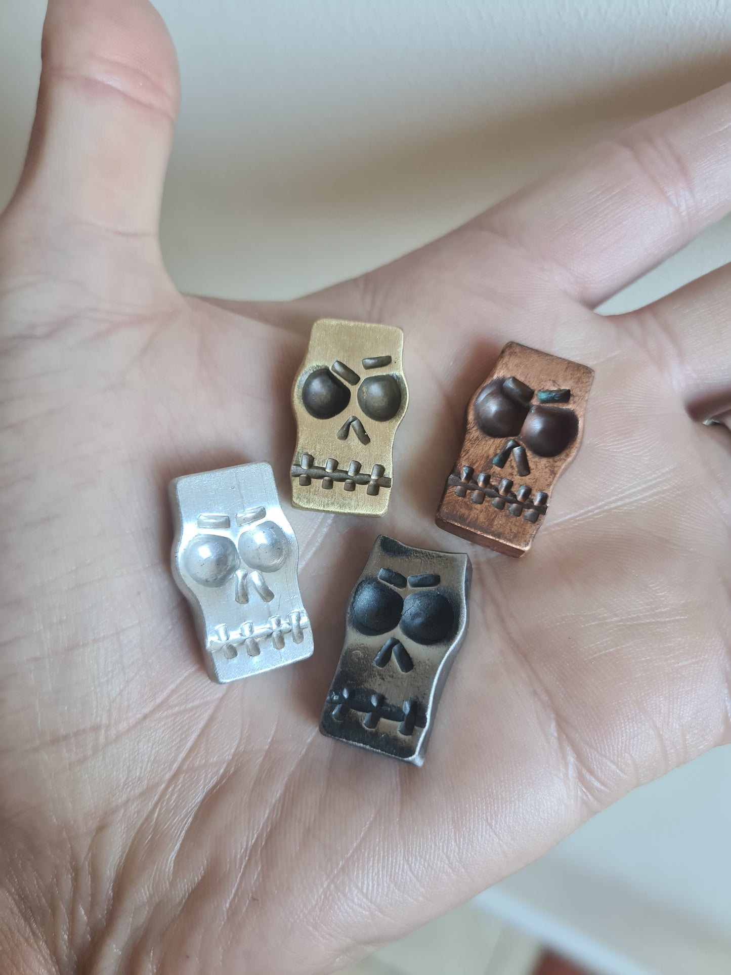 Forged Blacksmith Pocket Skull