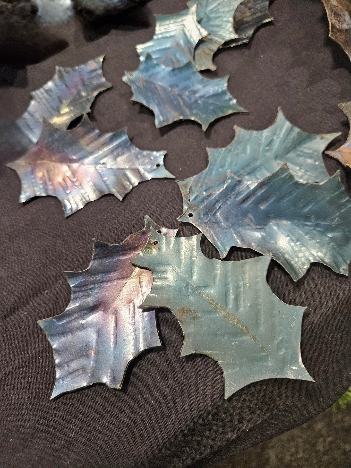 Steel Holly Leaves