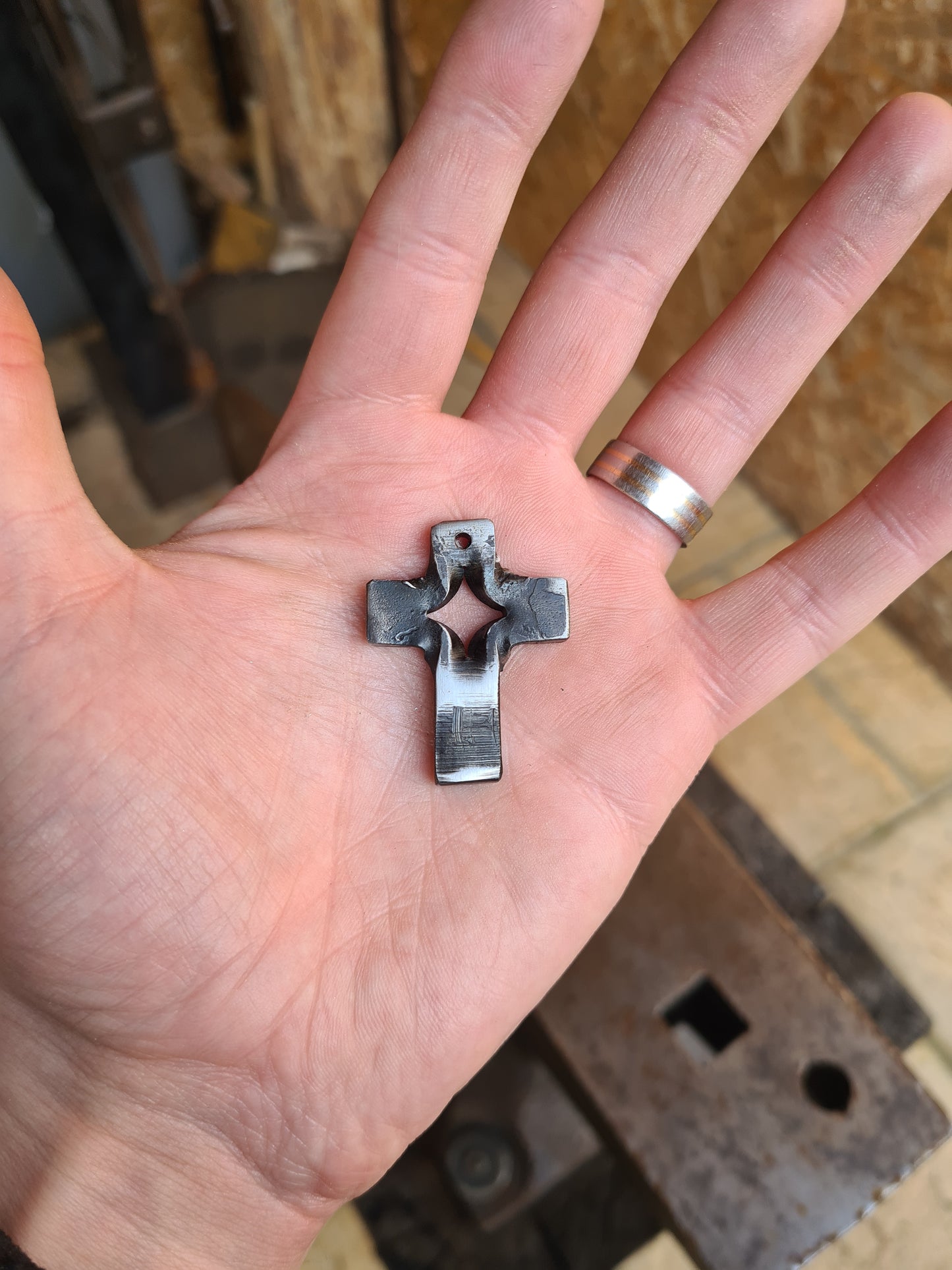 Split Cross Keyfob