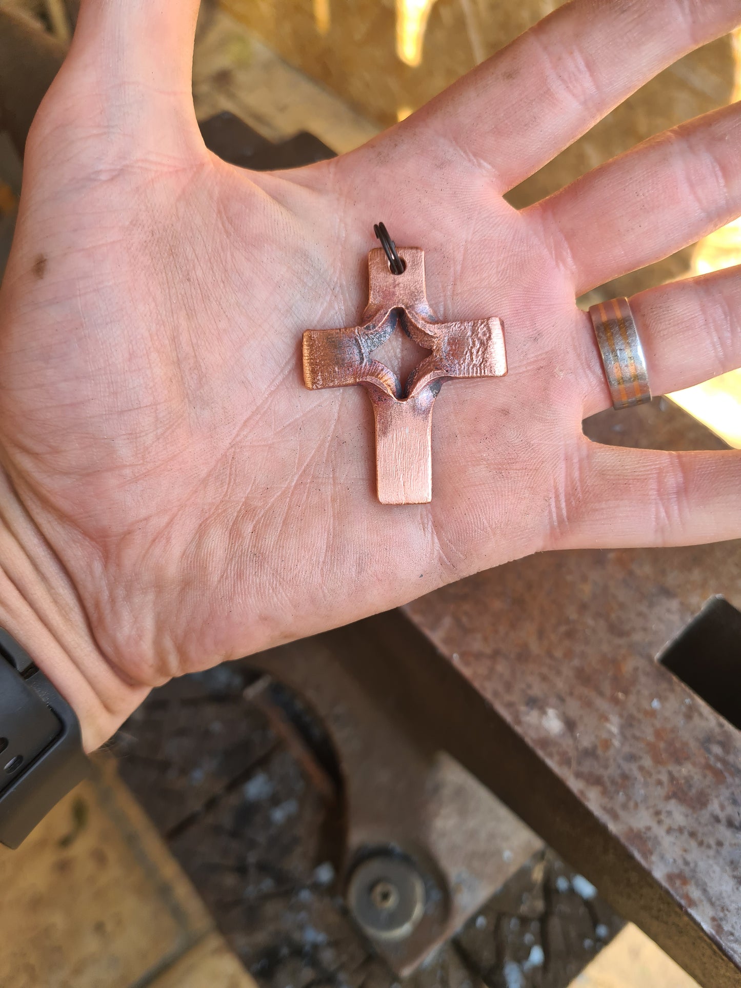 Split Cross Keyfob
