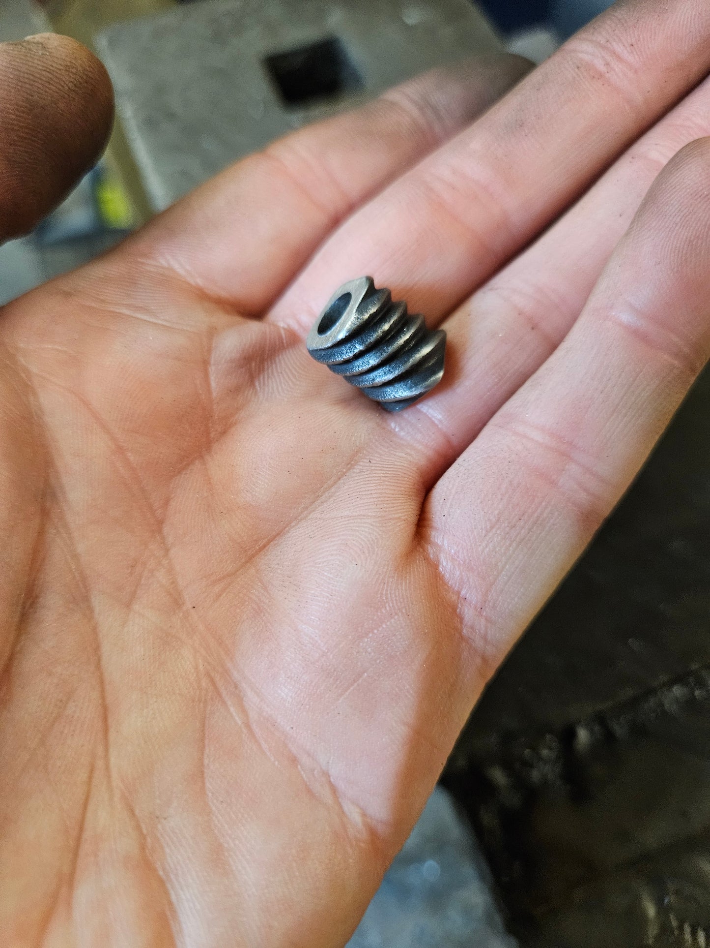 Steel Twisted Lanyard Beads