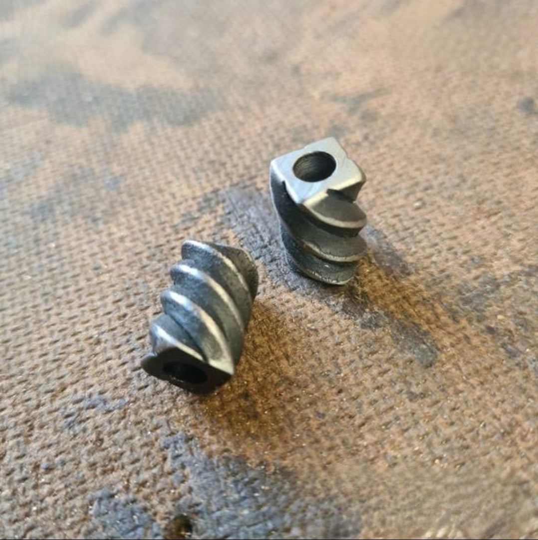 Steel Twisted Lanyard Beads