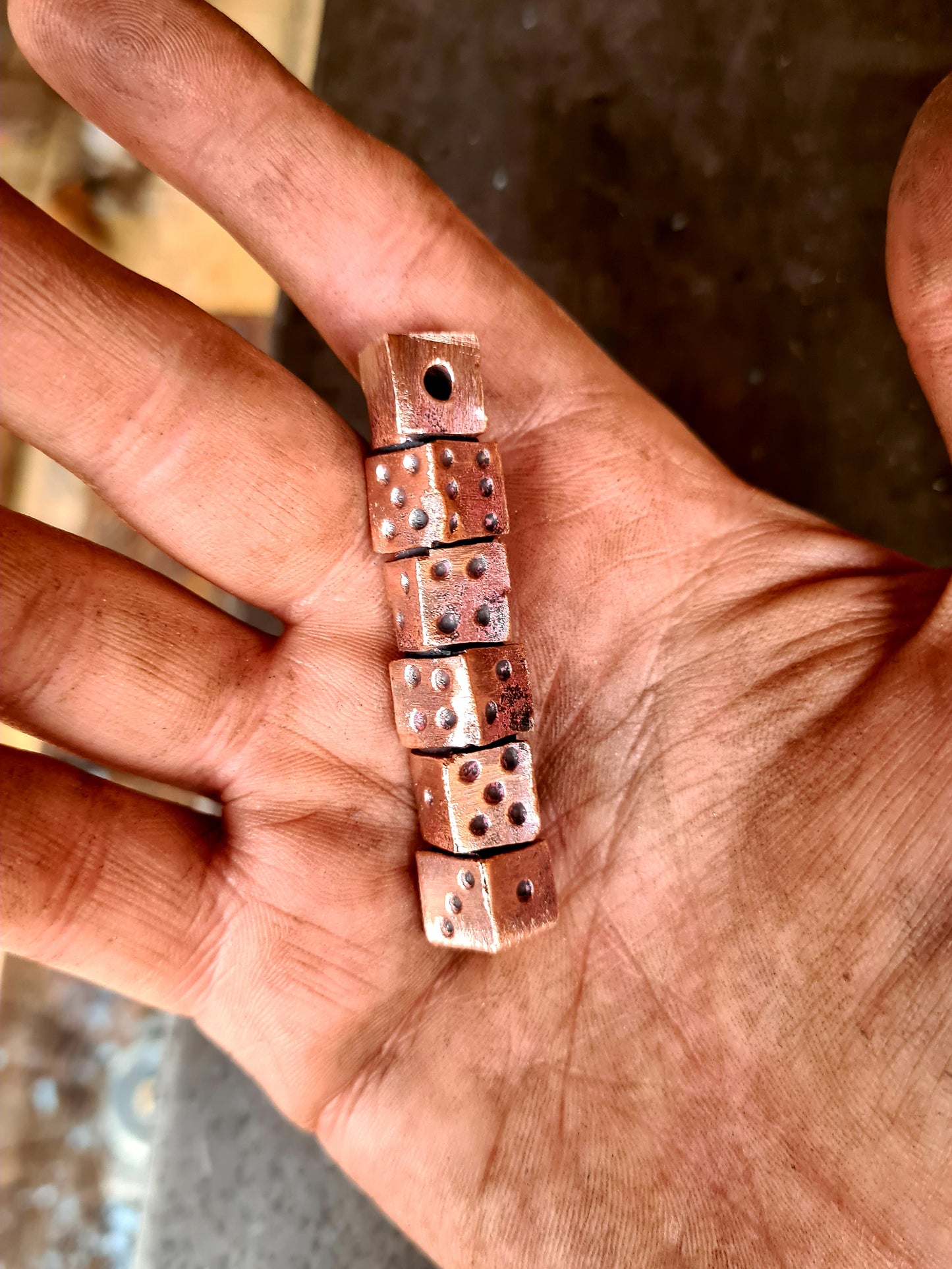 Twisted Dice Keyfob