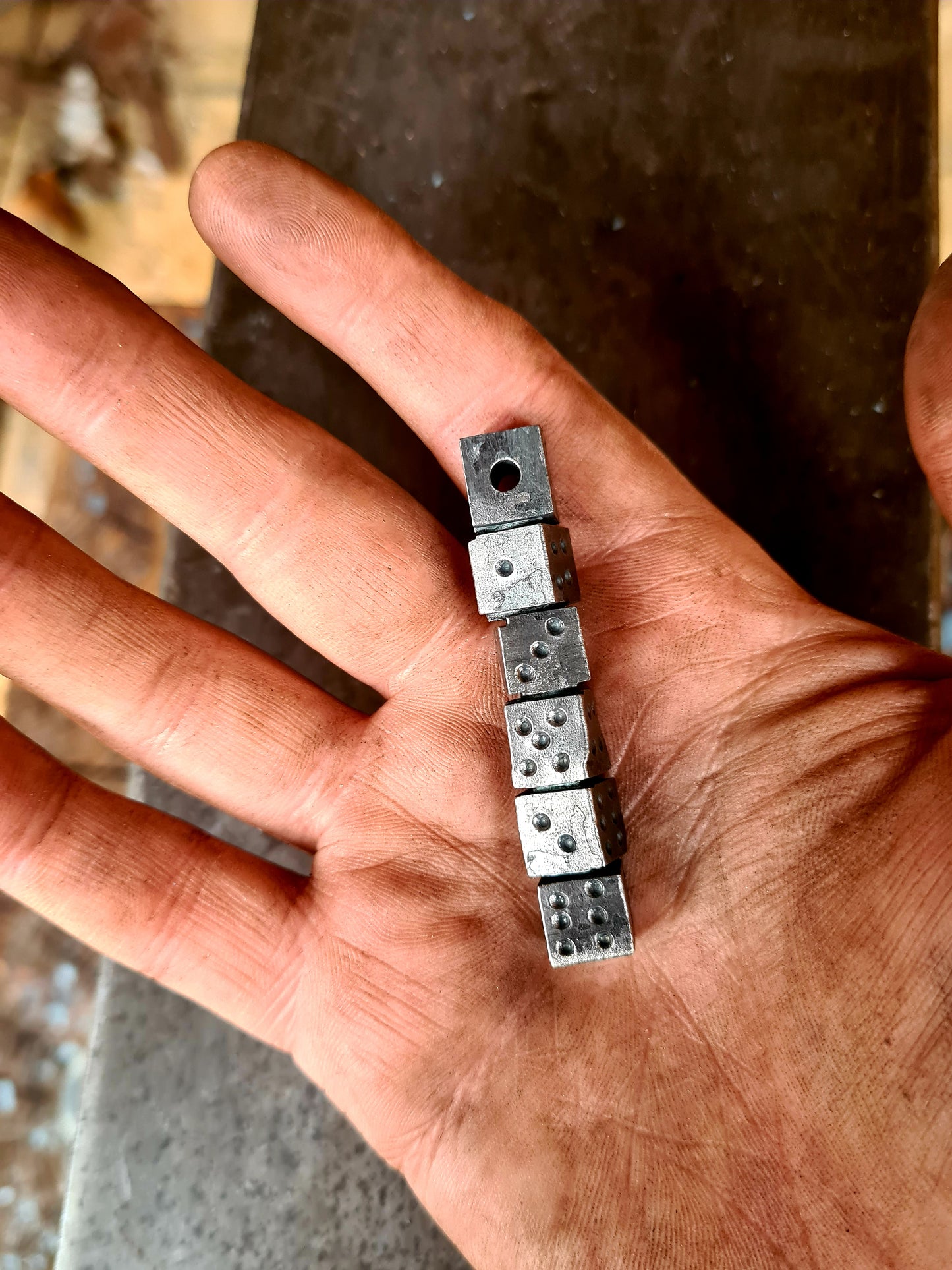 Twisted Dice Keyfob