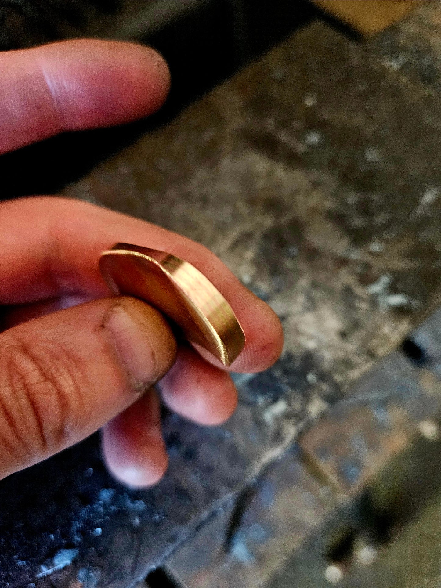 Mokume Gane Mini Worry Stone