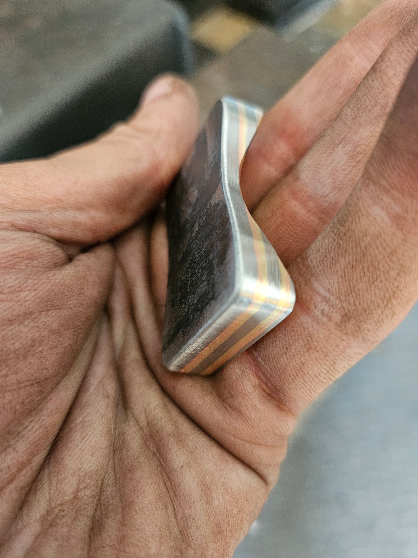 CuMai Copper and Brass Worry Stone