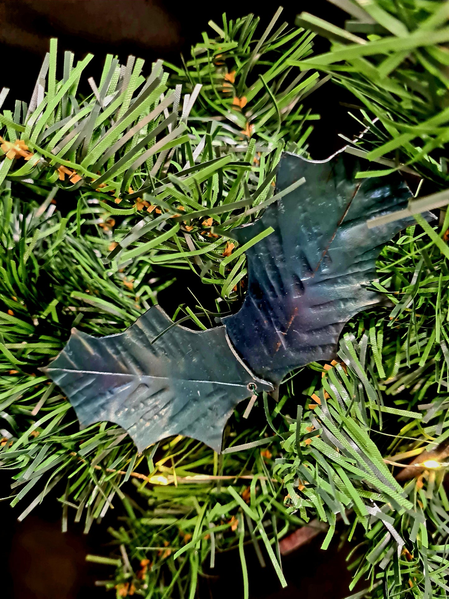 Steel Holly Leaves
