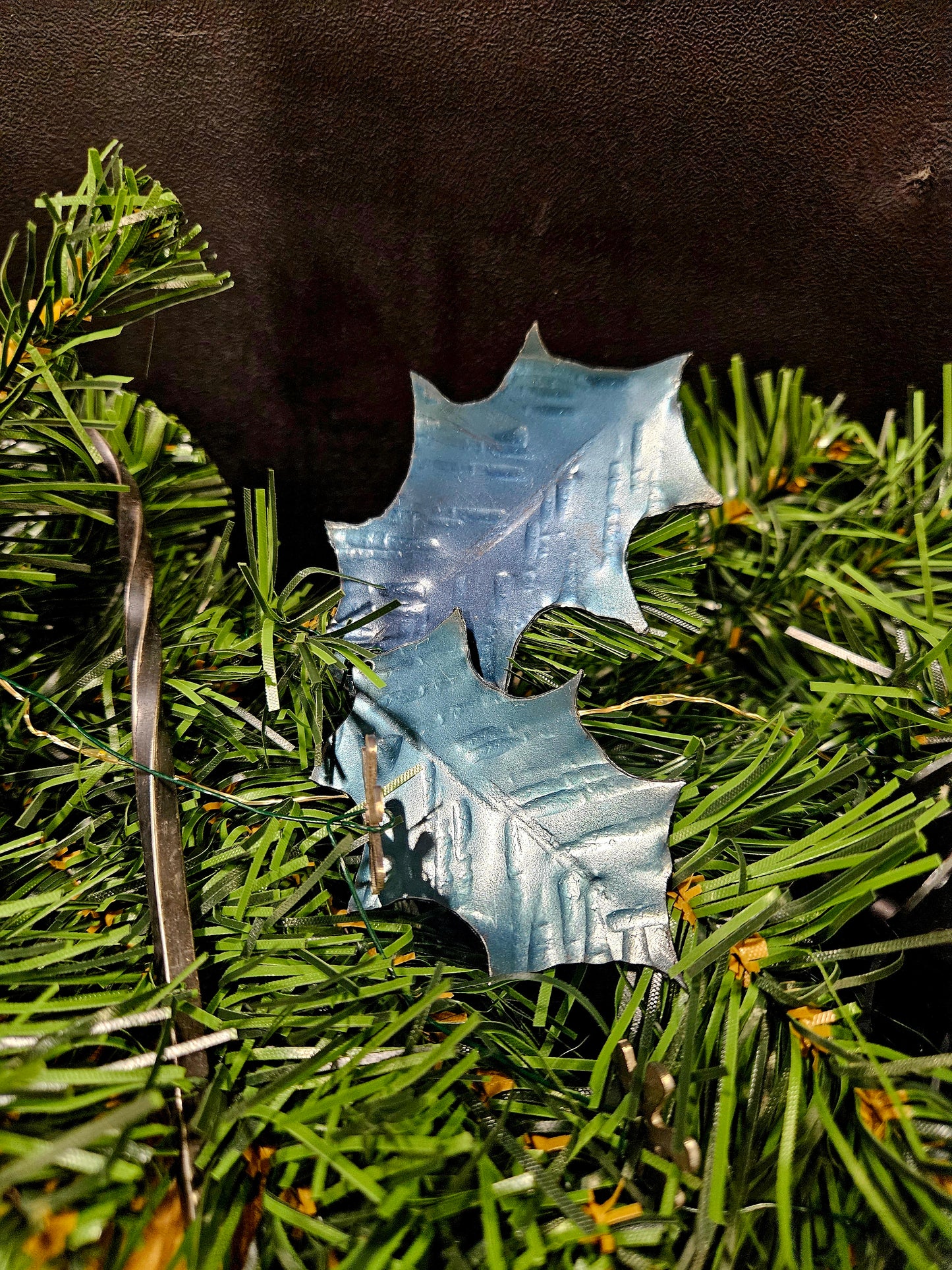 Steel Holly Leaves