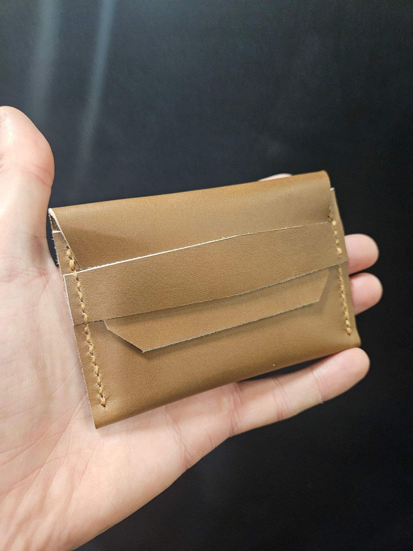 Handcrafted Natural Leather Dice & Game Pouch