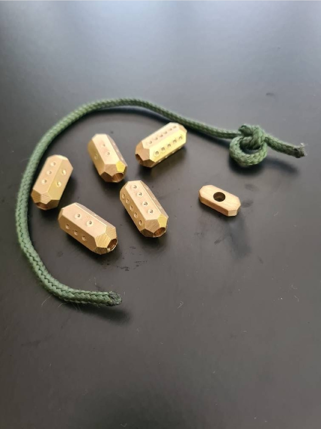 Travel Brass Yahtzee Set