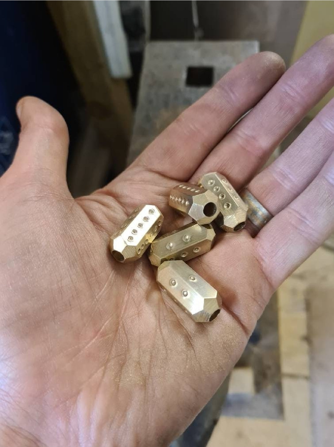 Travel Brass Yahtzee Set