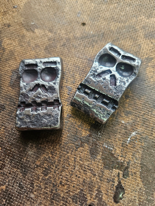 Large Wrought Iron Skull