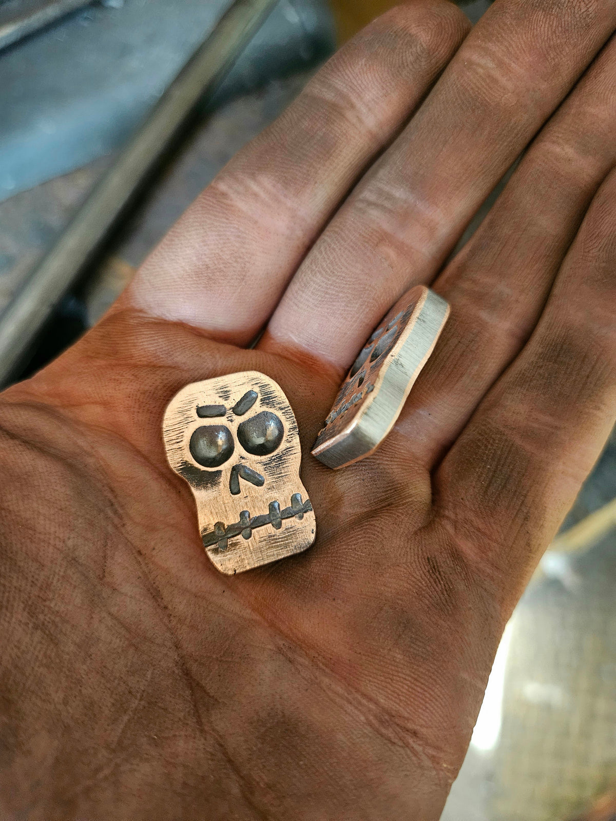 CuMai Blacksmith Pocket Skull