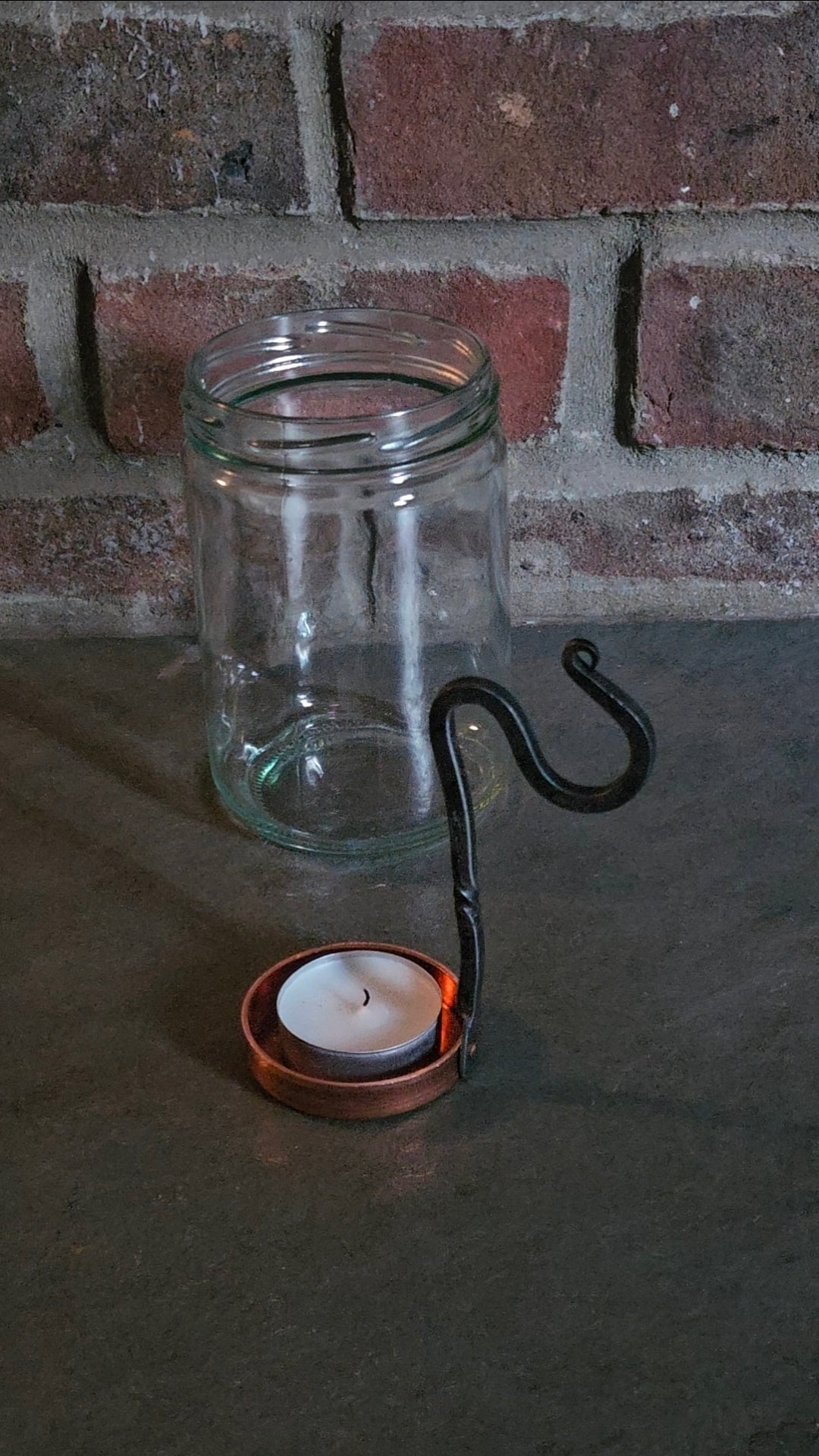 Hand Forged Tealight Candle Holder