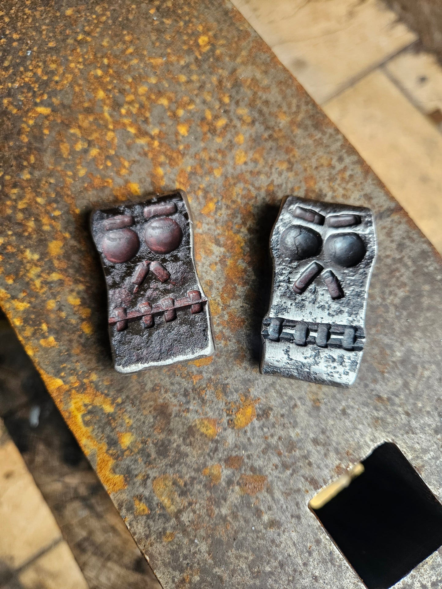 Large Wrought Iron Skull