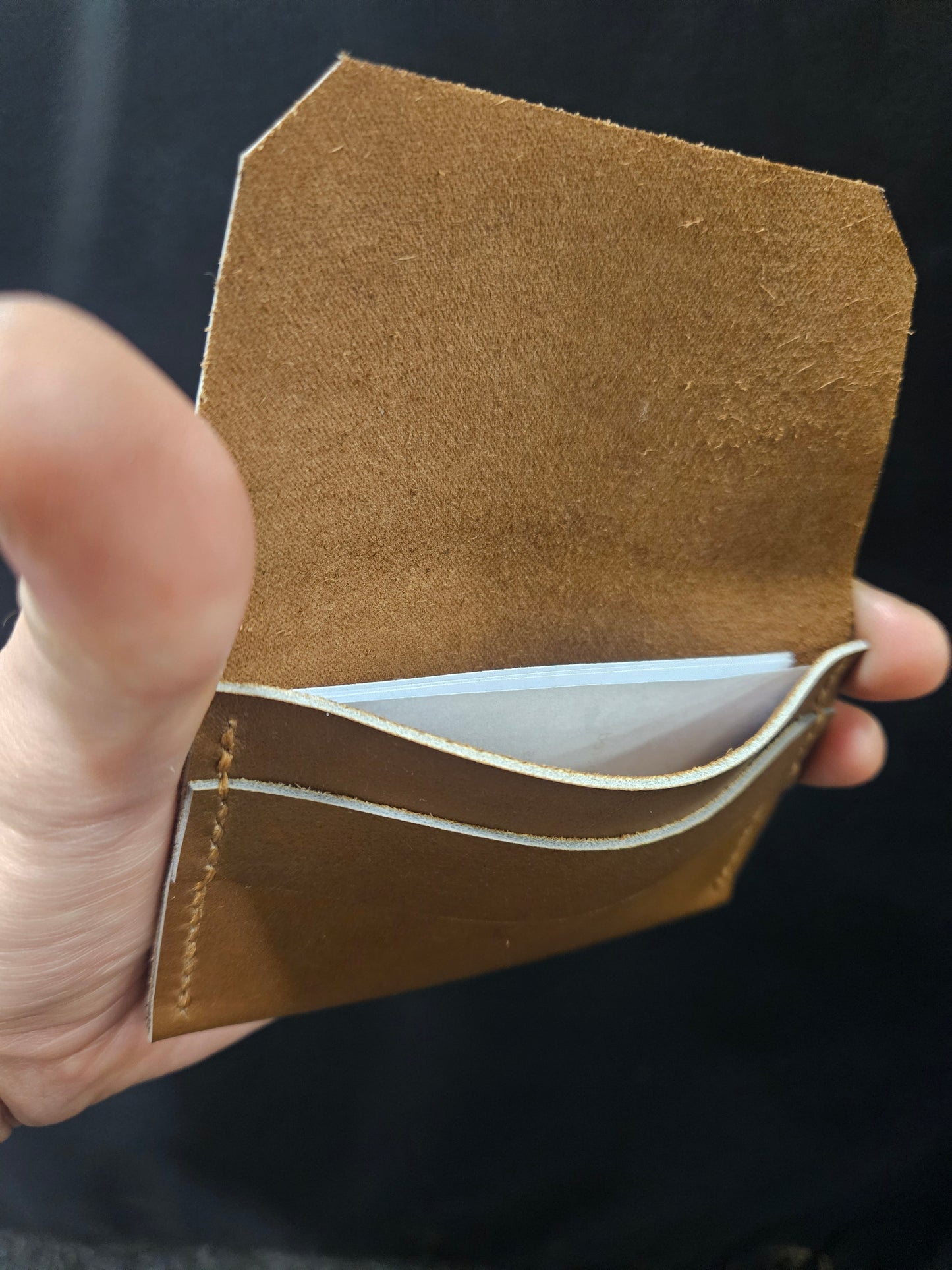 Handcrafted Natural Leather Dice & Game Pouch