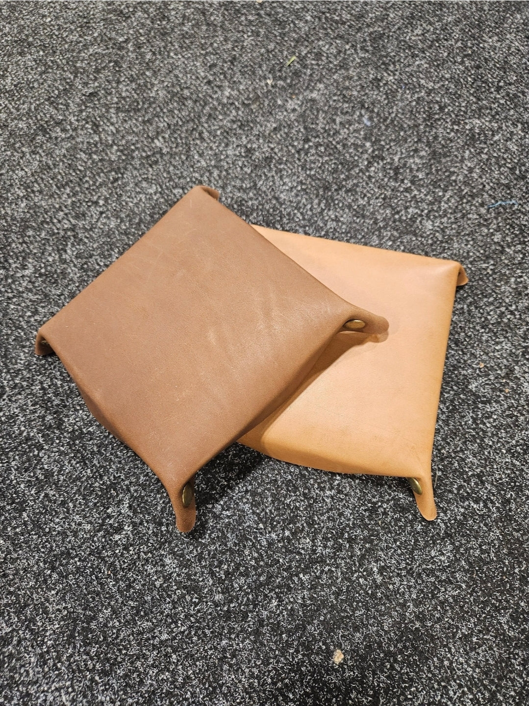 Handmade Leather Dice & Valet Tray – Durable, Stylish, Built to Last