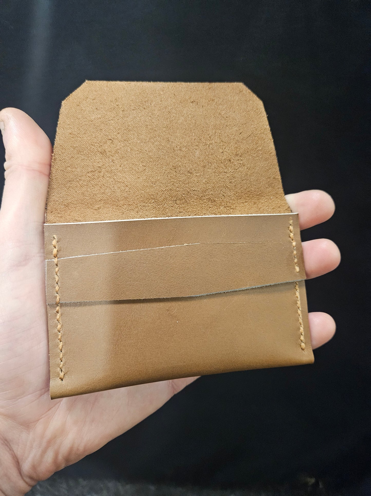 Handcrafted Natural Leather Dice & Game Pouch